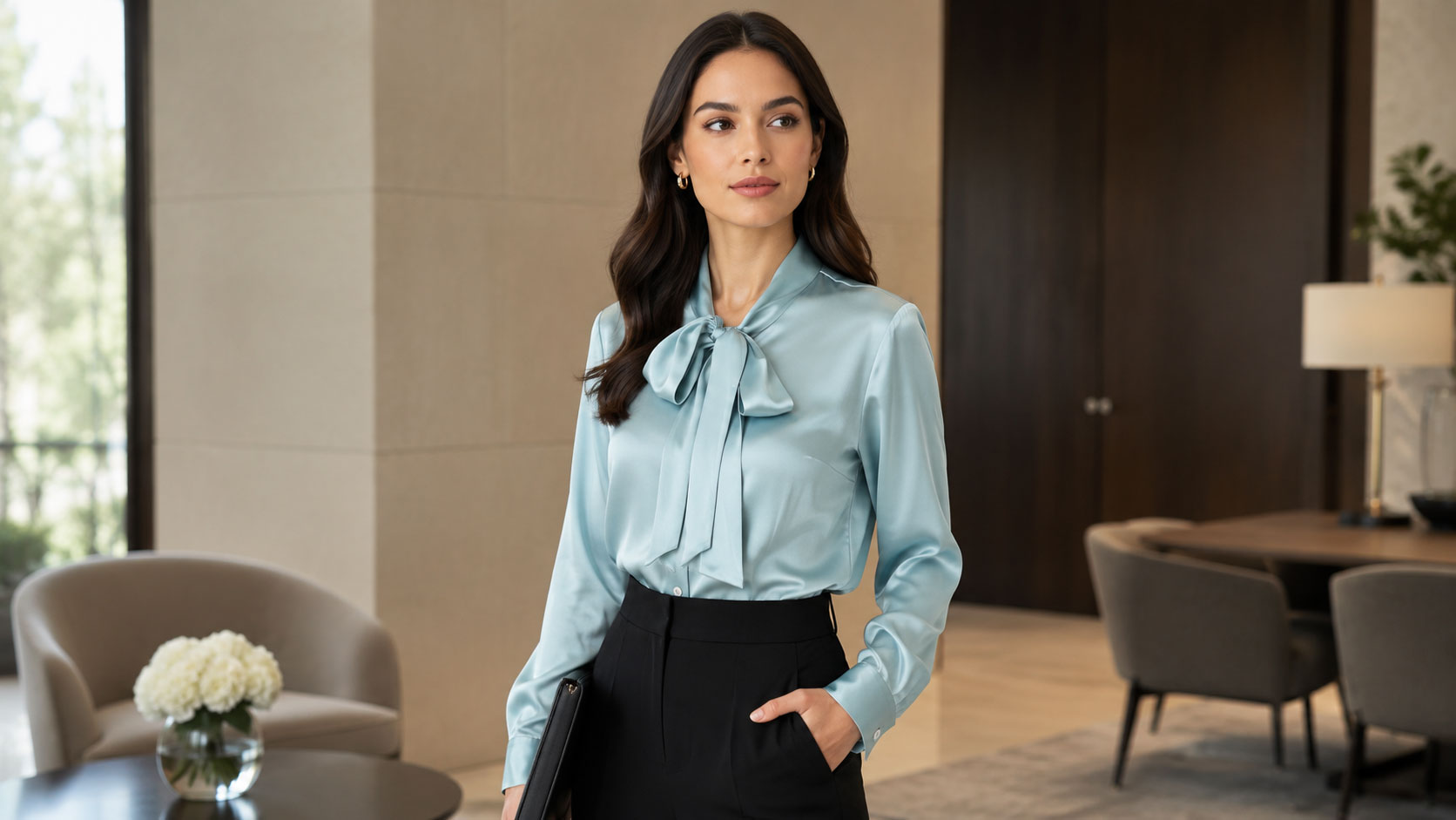 How to Wear a Silk Blouse to Work: Outfit Ideas | The Silk Avenue