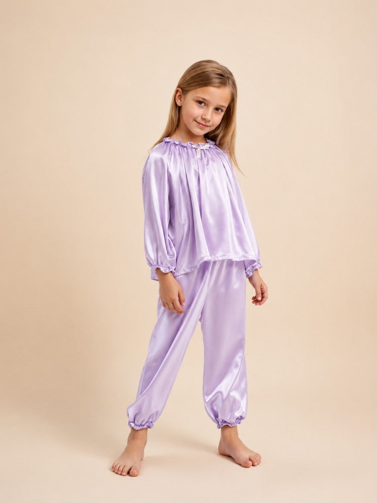 Mia - Kids Silk Pajama Set