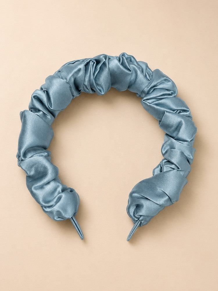 Ava - Ruffled Silk Headband