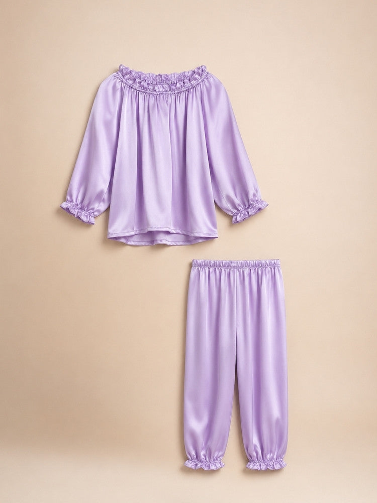Mia - Kids Silk Pajama Set