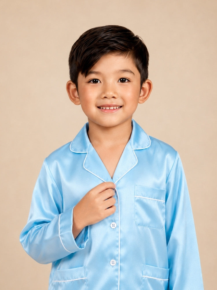 Nael - Kids Silk Pajama Set