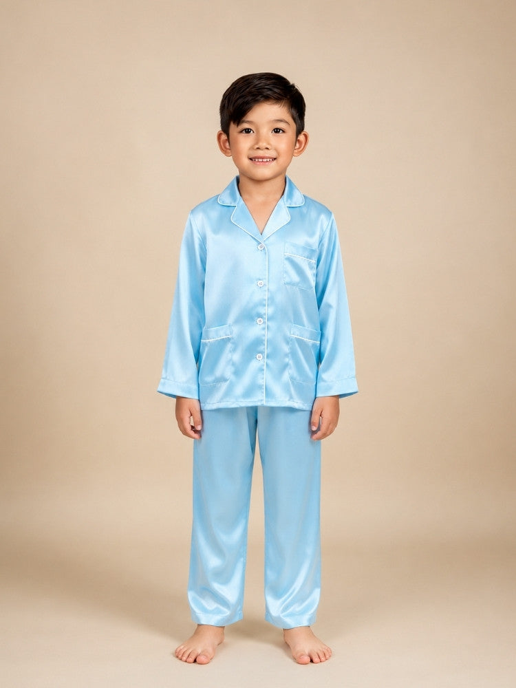 Nael - Kids Silk Pajama Set