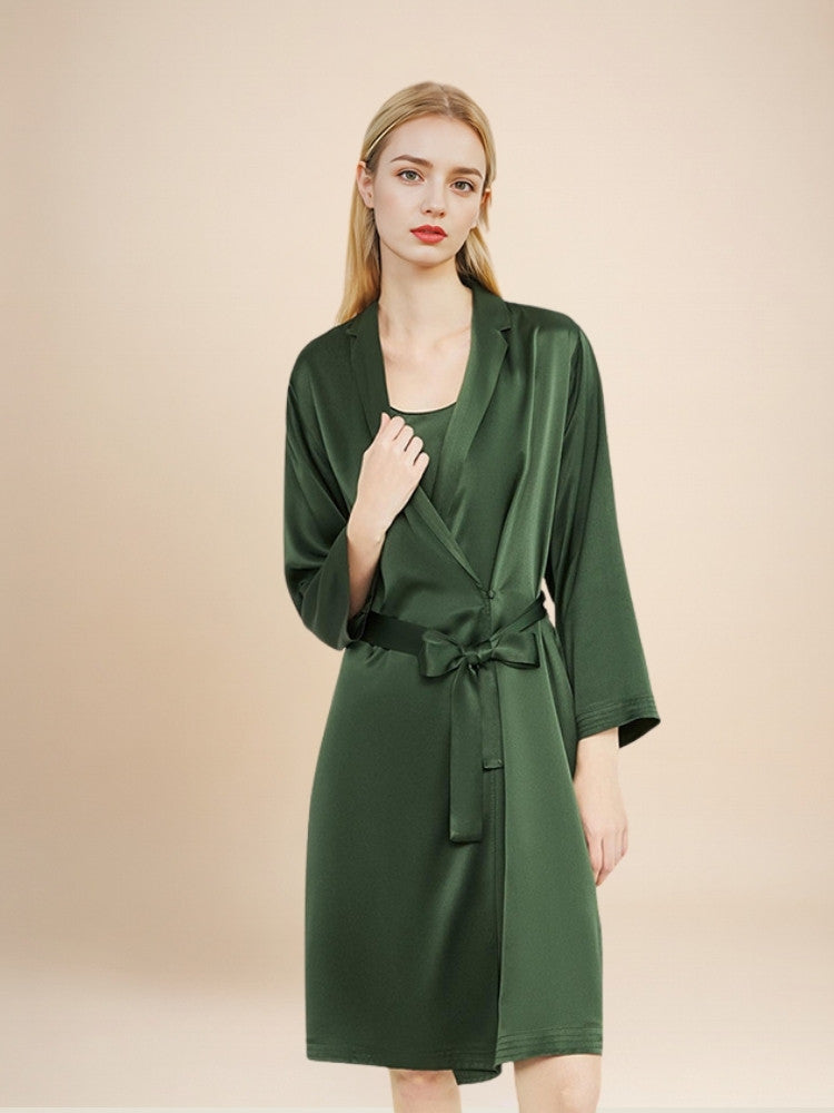Amivelle - Silk Robe & Slip Set | The Silk Avenue