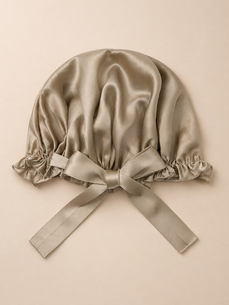 Arithia - Bow Silk Sleep Cap | The Silk Avenue