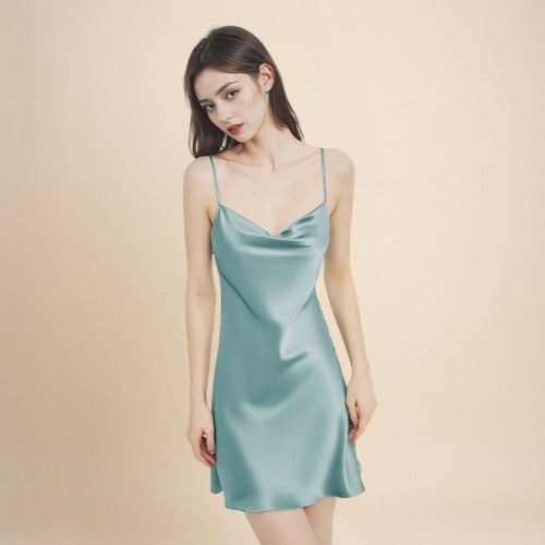 Delara - Silk A-Line Slip Nightgown | The Silk Avenue