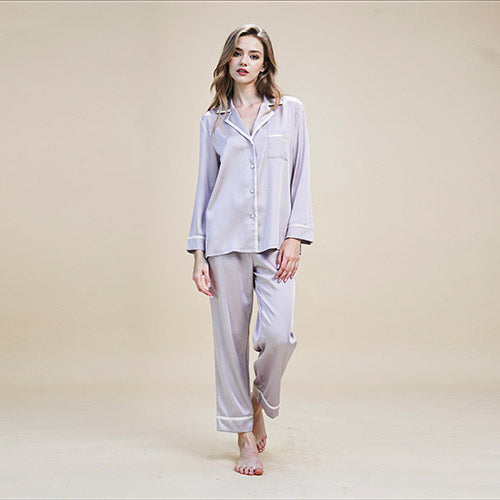 Faralyn Silk Pajama Set | The Silk Avenue