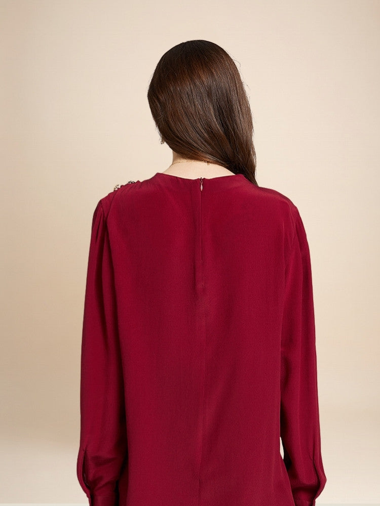 Florence – Relaxed Silk Blouse | The Silk Avenue