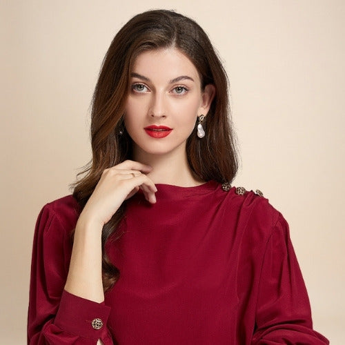 Florence – Relaxed Silk Blouse | The Silk Avenue