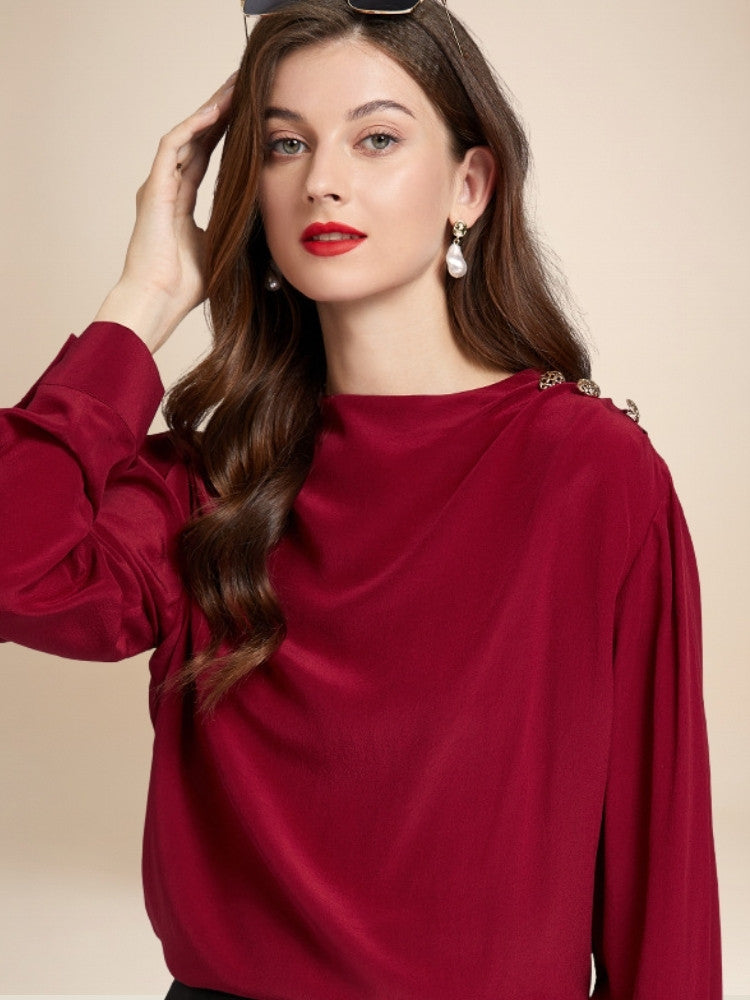 Florence – Relaxed Silk Blouse | The Silk Avenue