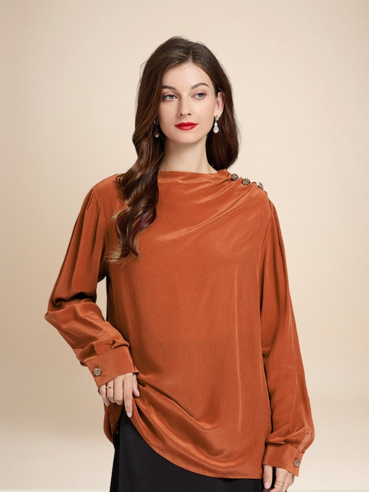 Florence – Relaxed Silk Blouse | The Silk Avenue