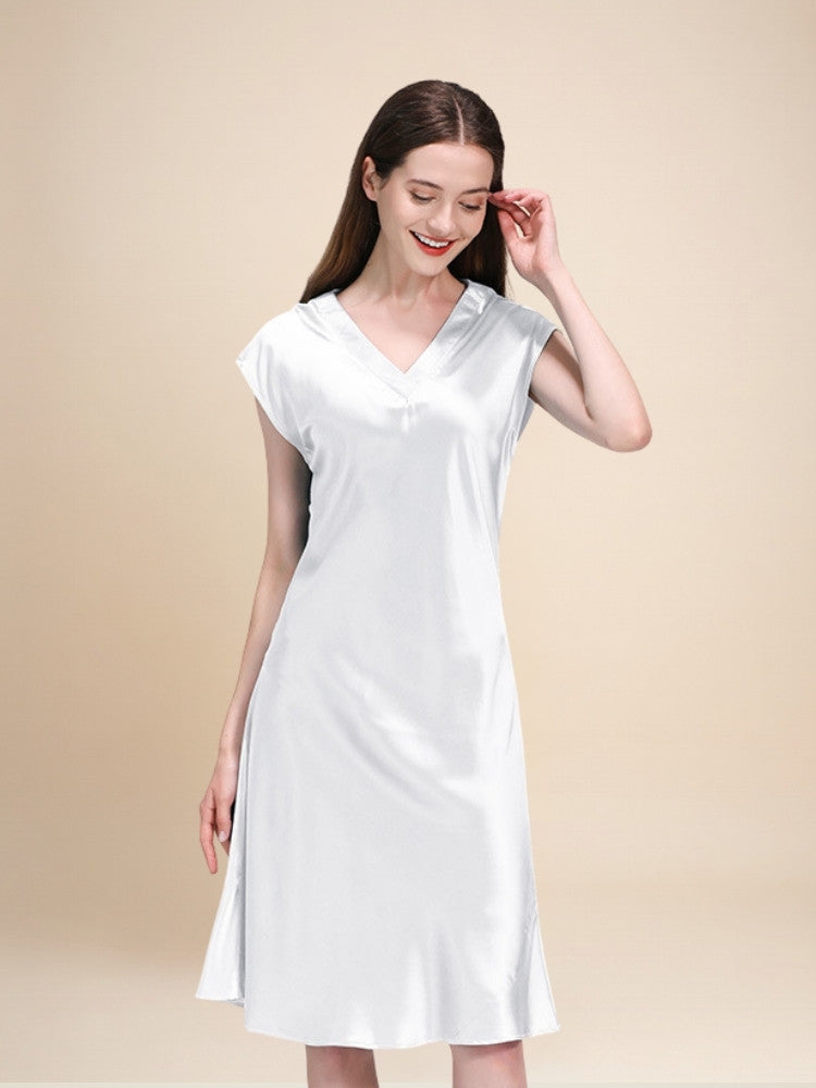Florene - Silk Long Nightgown | The Silk Avenue
