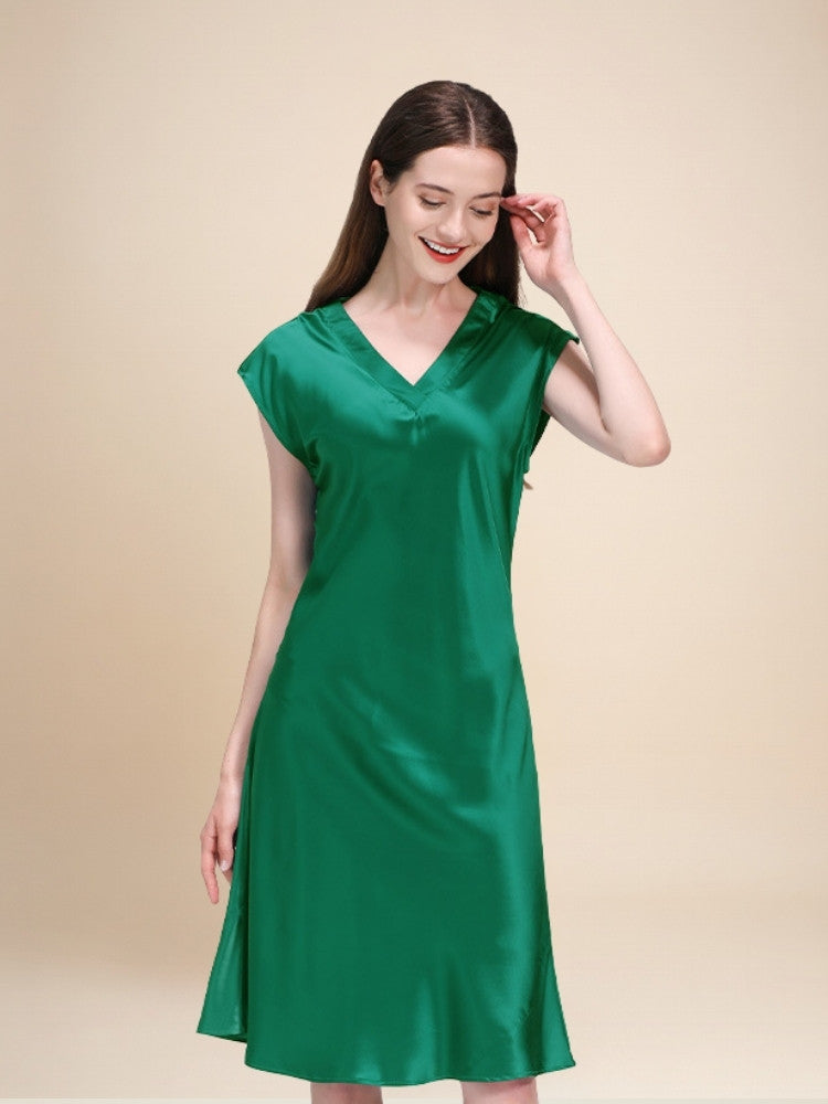 Florene - Silk Long Nightgown | The Silk Avenue