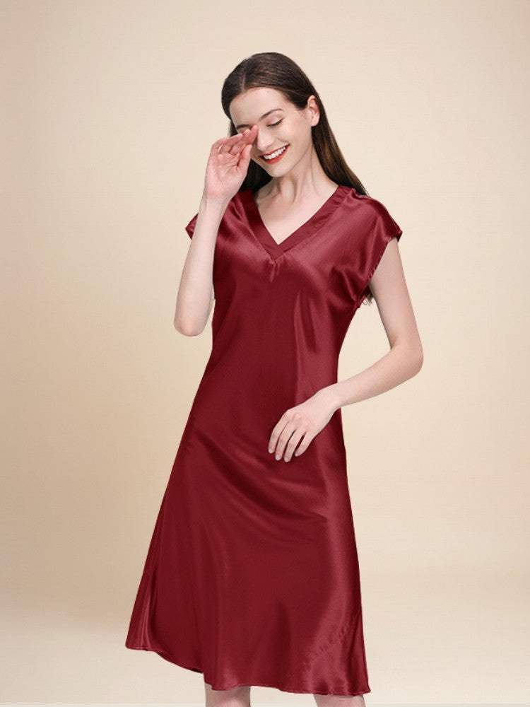 Florene - Silk Long Nightgown | The Silk Avenue