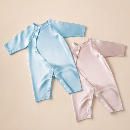 Harper - Silk Baby Romper | The Silk Avenue