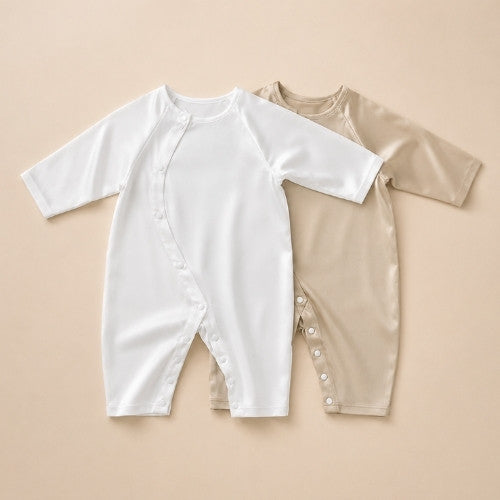 Harper - Silk Baby Romper | The Silk Avenue