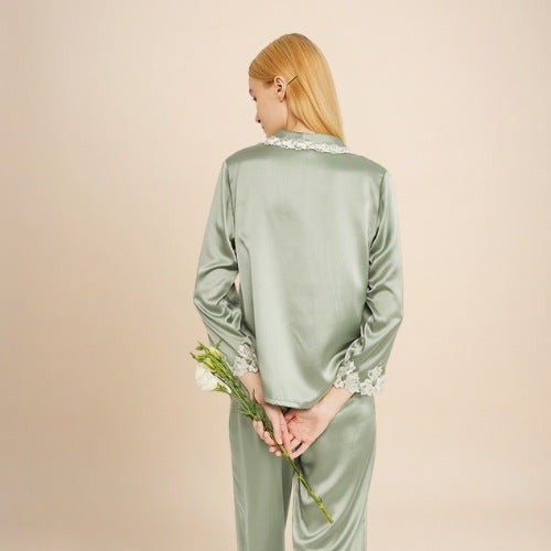 Julevia Silk Pajama Set | The Silk Avenue