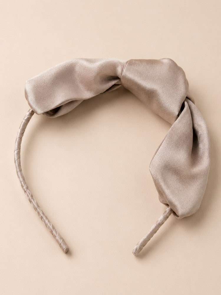 Launira - Bow Silk Headband | The Silk Avenue