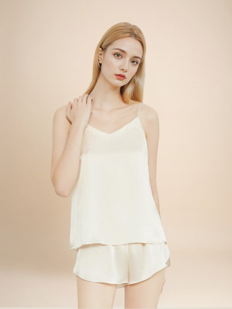 Lirenne - Silk Cami & Shorts Set | The Silk Avenue