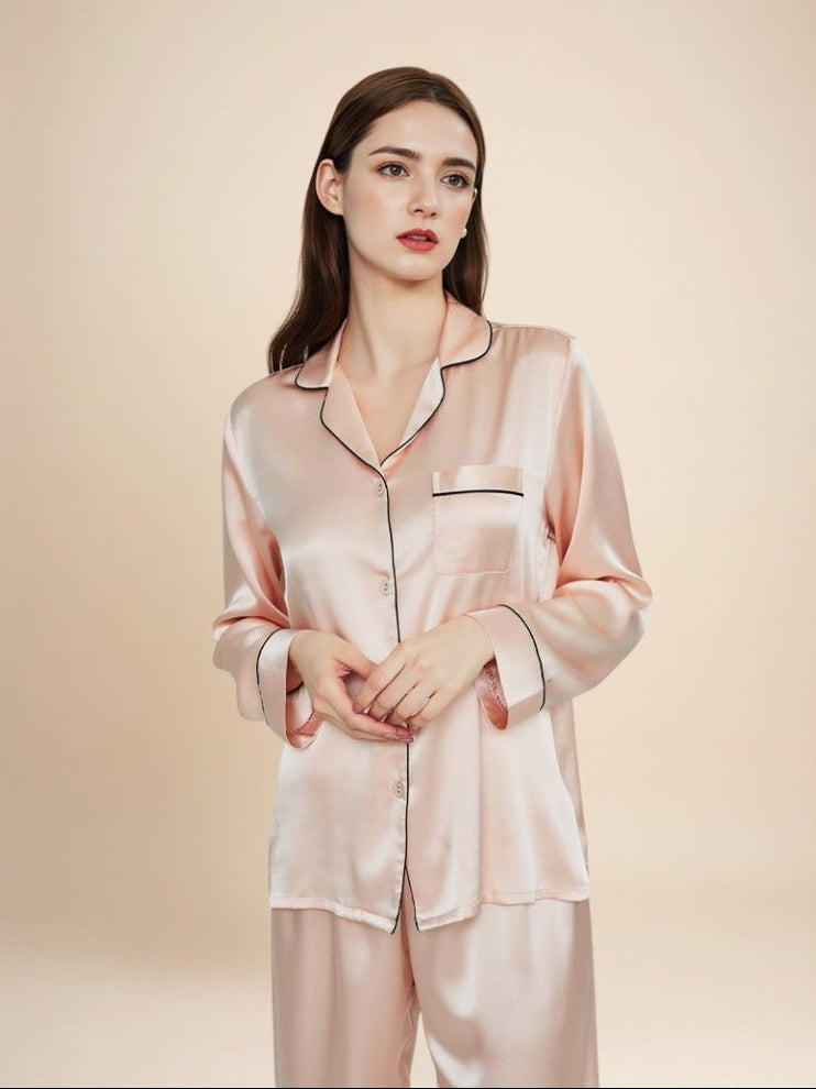 Miriane - Silk Pajama Set | The Silk Avenue