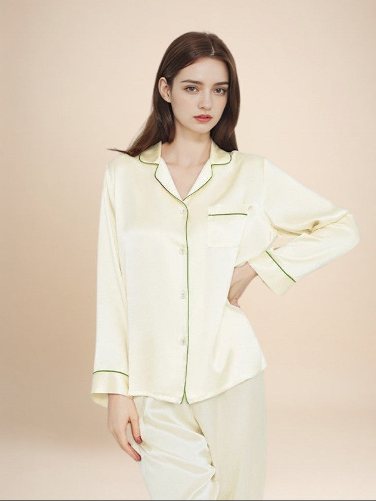 Miriane - Silk Pajama Set | The Silk Avenue
