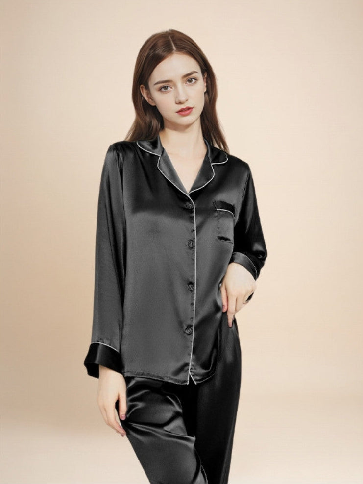 Miriane - Silk Pajama Set | The Silk Avenue