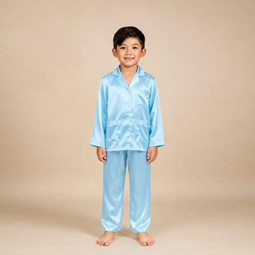 Nael - Kids Mulberry Silk Pajama Set | The Silk Avenue