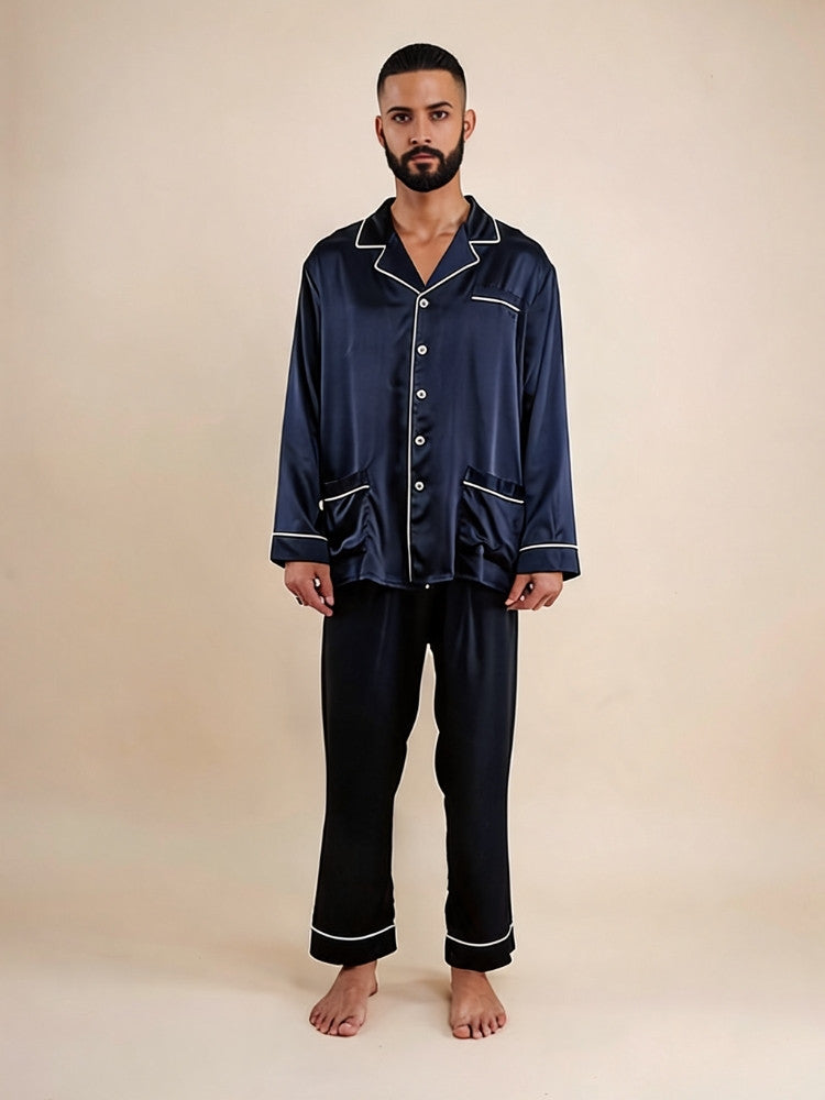 Orian - Classic Silk Pajama Set | The Silk Avenue