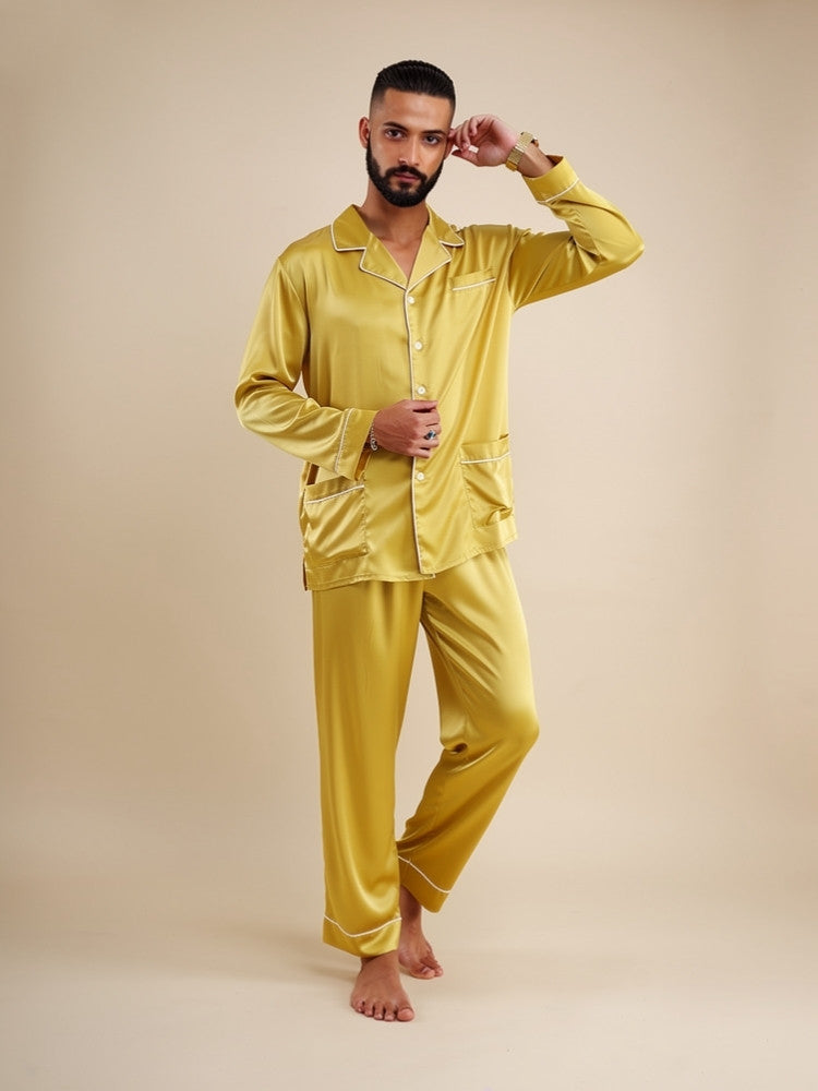 Orian - Classic Silk Pajama Set | The Silk Avenue