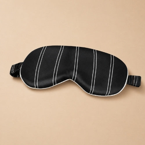 Rowan - Stripe Silk Sleep Mask | The Silk Avenue