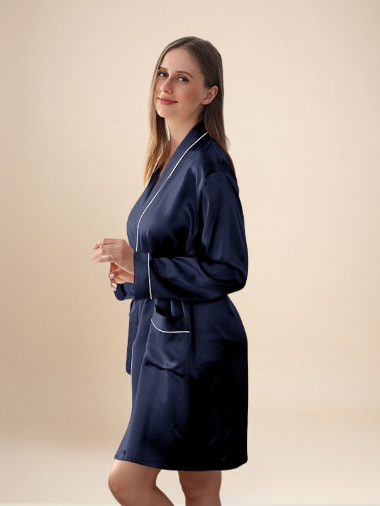 Sarvella - Silk Kimono Robe | The Silk Avenue