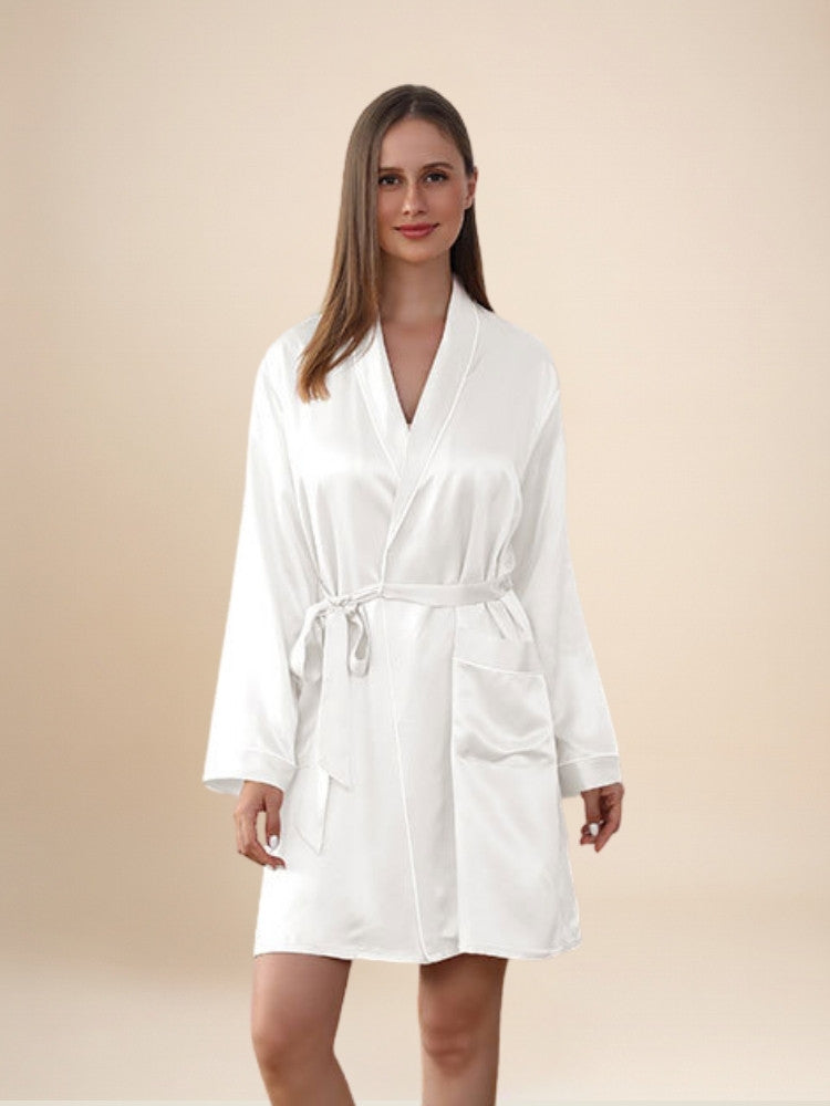 Sarvella - Silk Kimono Robe | The Silk Avenue