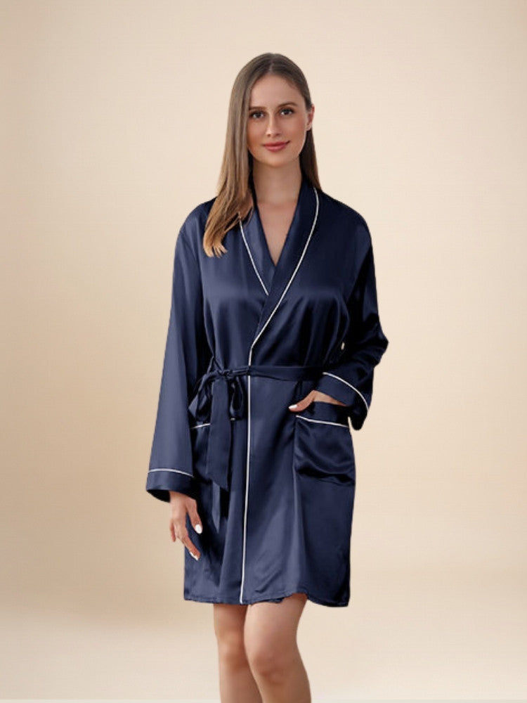 Sarvella - Silk Kimono Robe | The Silk Avenue