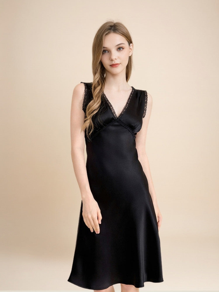 Uvirel - Silk Lace Nightgown | The Silk Avenue