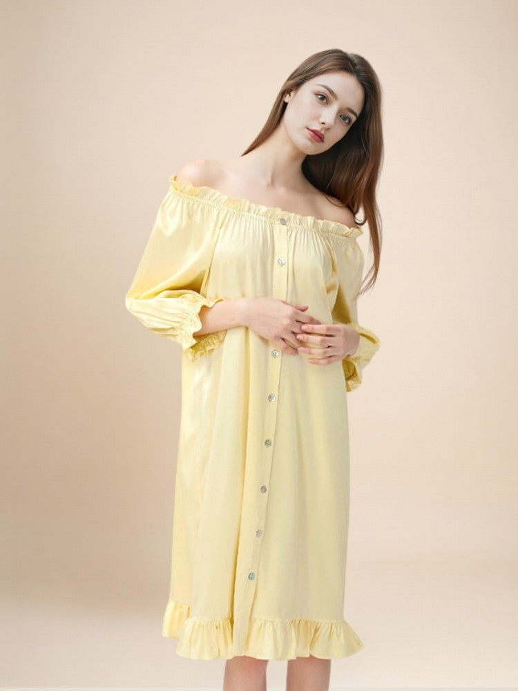 Xaelira - Silk Nightgown | The Silk Avenue