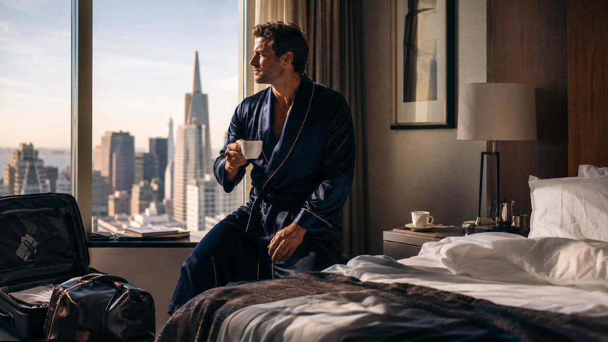 The Best Men's Silk Robe for Travel: What to Look For