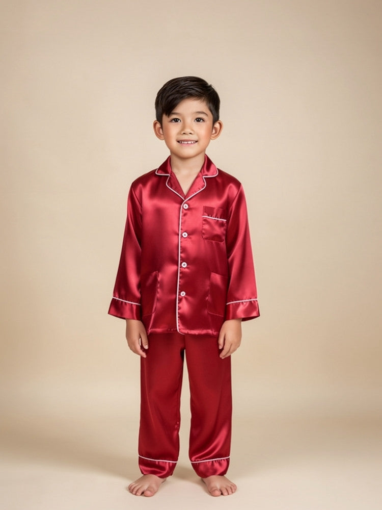 Nael - Kids Silk Pajama Set