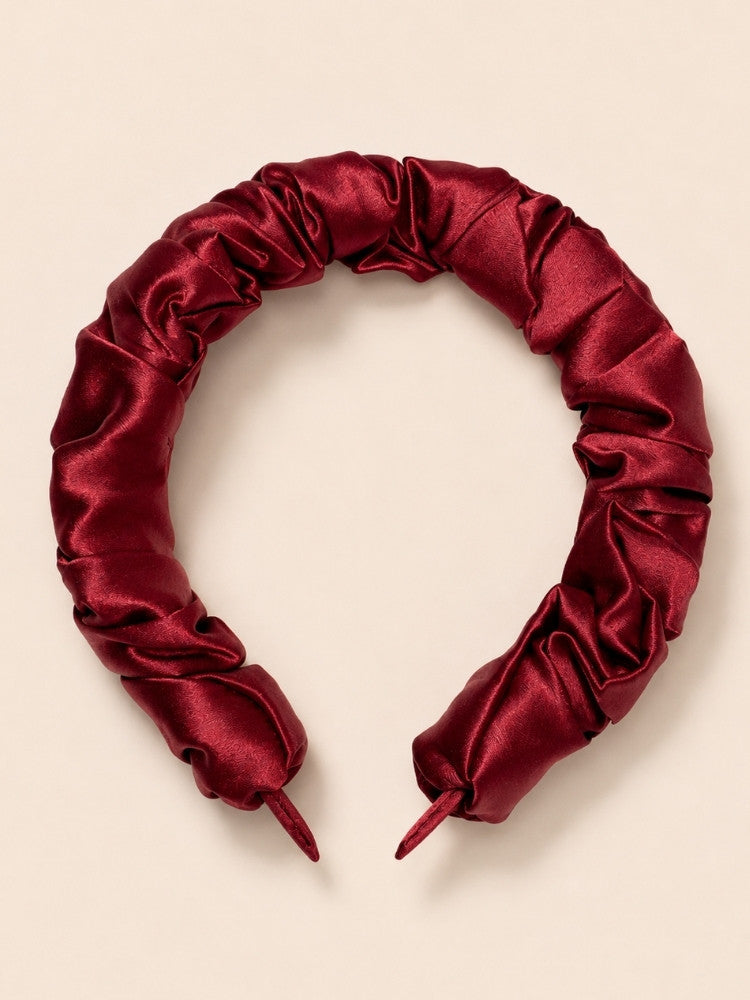 Ava - Ruffled Silk Headband