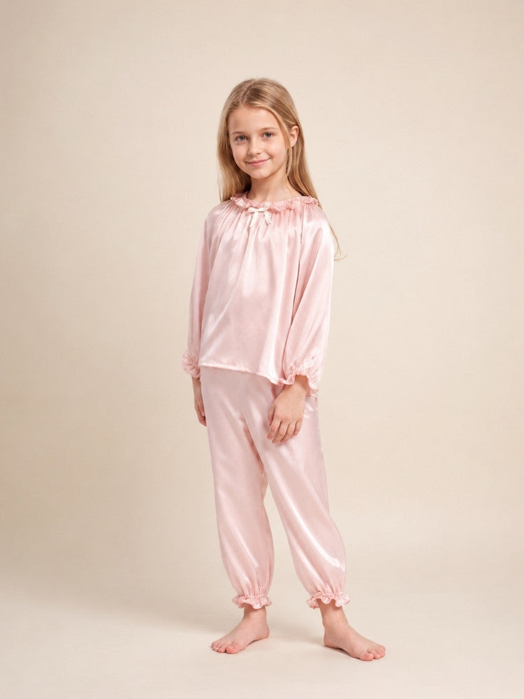Mia - Kids Silk Pajama Set