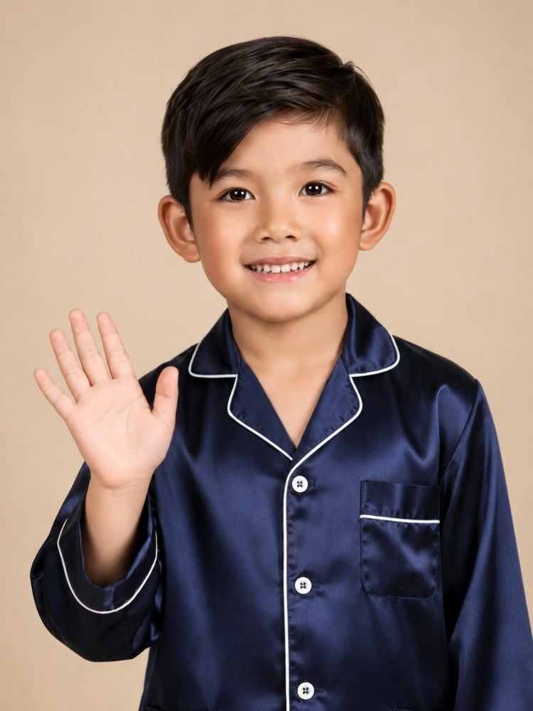 Nael - Kids Silk Pajama Set