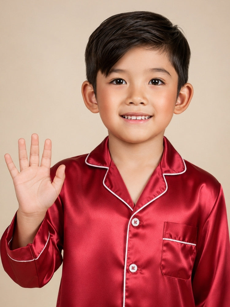 Nael - Kids Silk Pajama Set