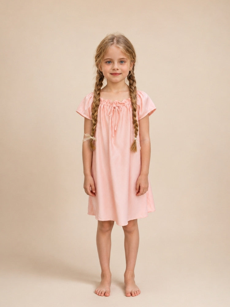 Amelia - Kids Silk Doll Dress | The Silk Avenue