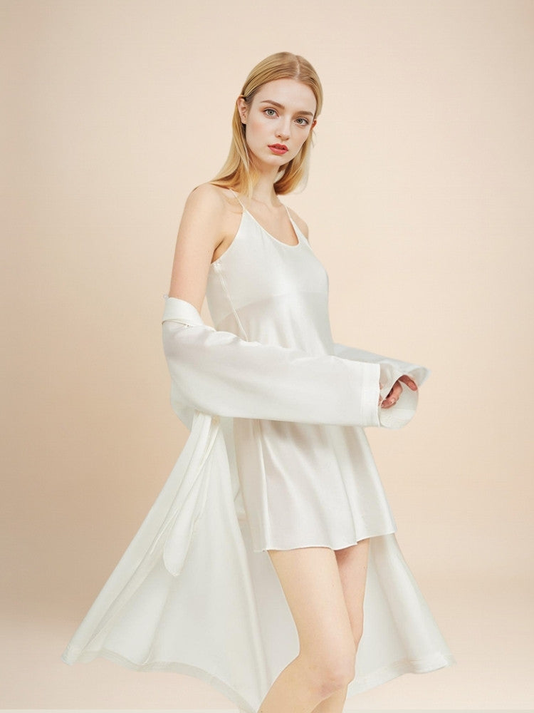 Amivelle - Silk Robe & Slip Set | The Silk Avenue