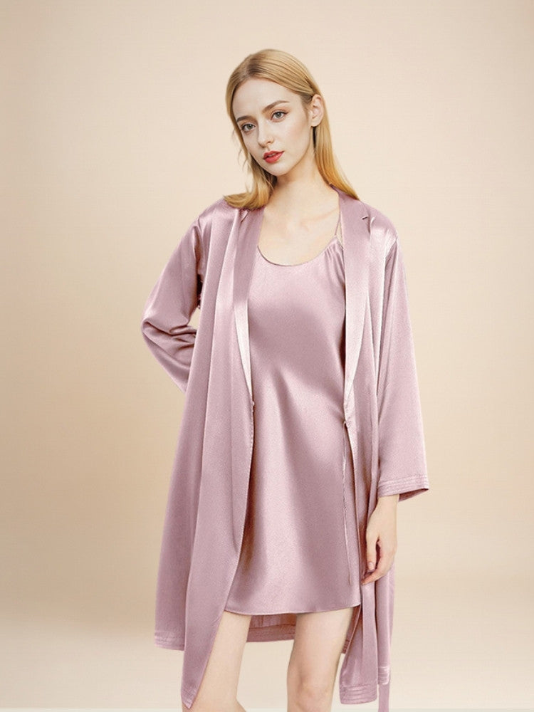 Amivelle - Silk Robe & Slip Set | The Silk Avenue