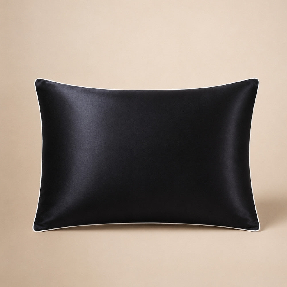 August - Zipper Silk Pillowcase | The Silk Avenue