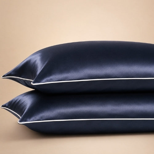 August - Zipper Silk Pillowcase | The Silk Avenue