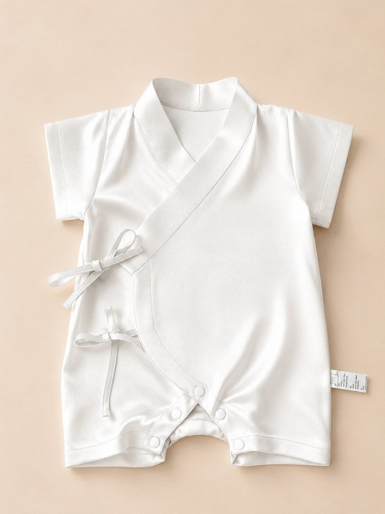Avery - Silk Baby Crawl Suit | The Silk Avenue