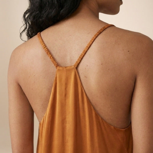 Callena - V-Neck Silk Romper | The Silk Avenue