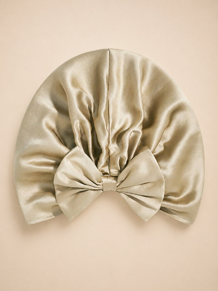 Cameron - Bow Silk Sleep Cap | The Silk Avenue