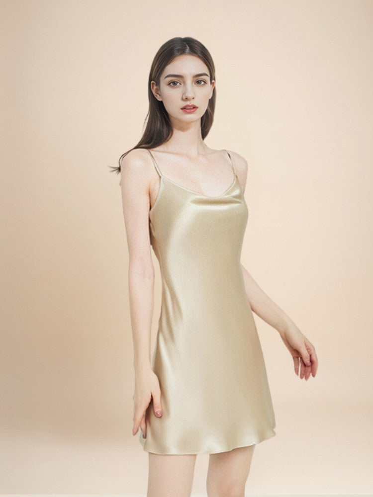 Delara - Silk A-Line Slip Nightgown | The Silk Avenue
