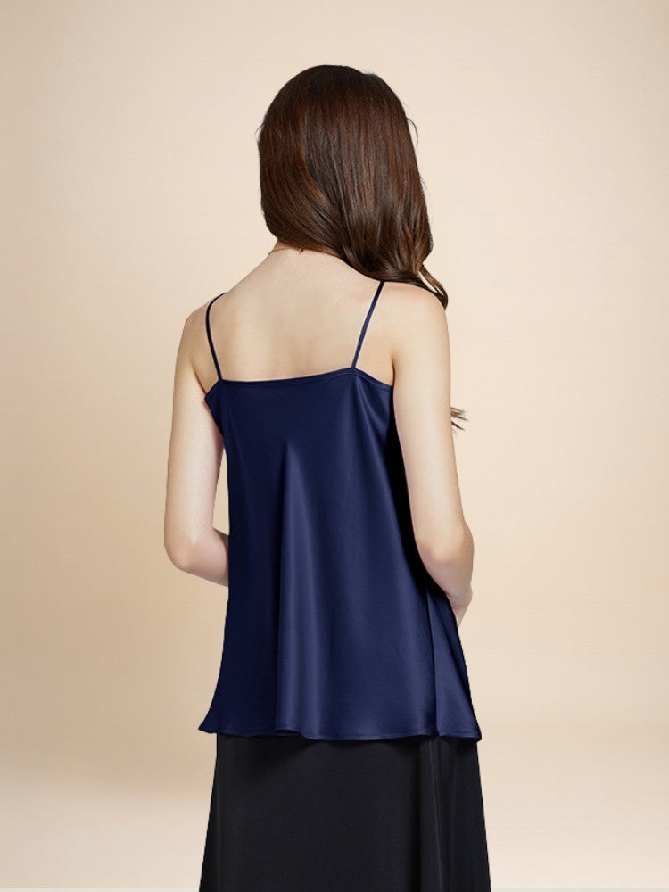 Evelyne - Cowl Neck Silk Cami Top
